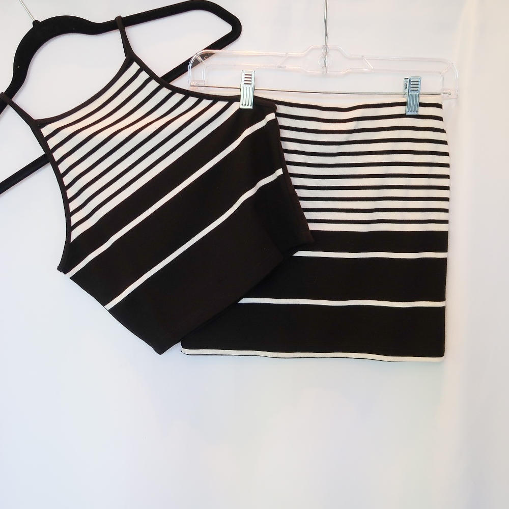 Forever 21 Knit Mini Skirt Set